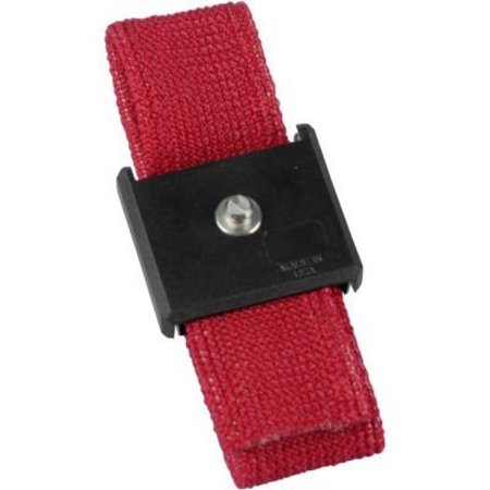 DESCO INDUSTRIES INC Desco Adjustable Elastic Wrist Strap 0 - Maroon 9035